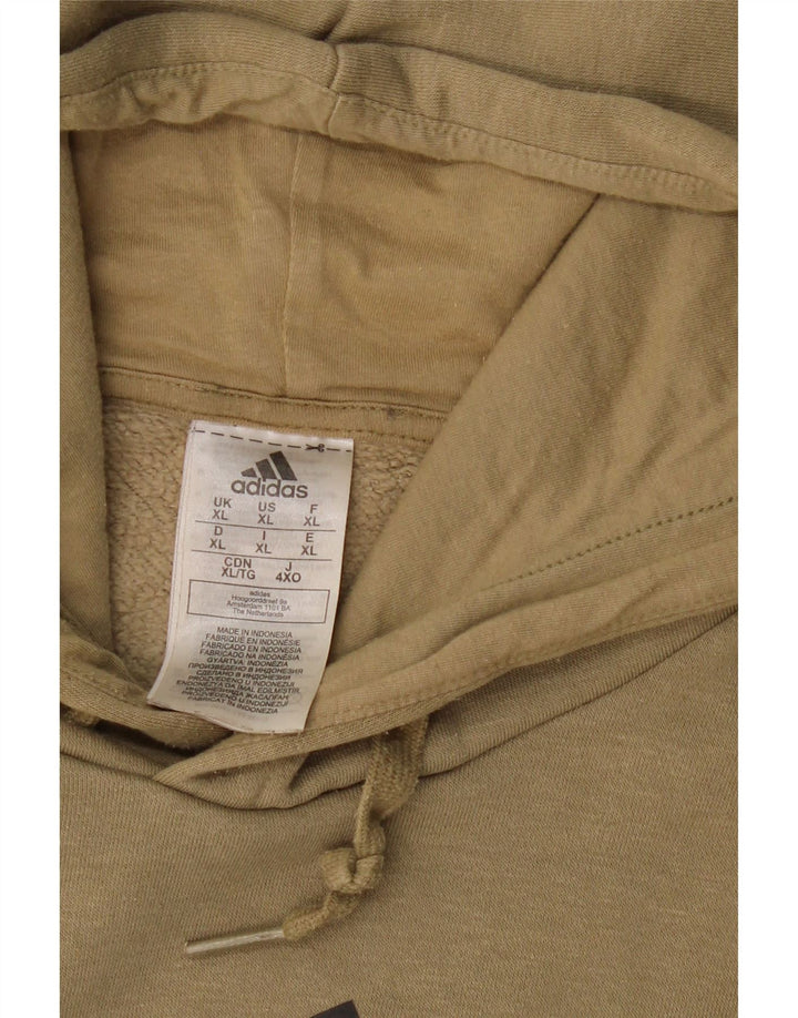 ADIDAS Herren Graphic Hoodie Pullover XL Grau Colourblock Baumwolle