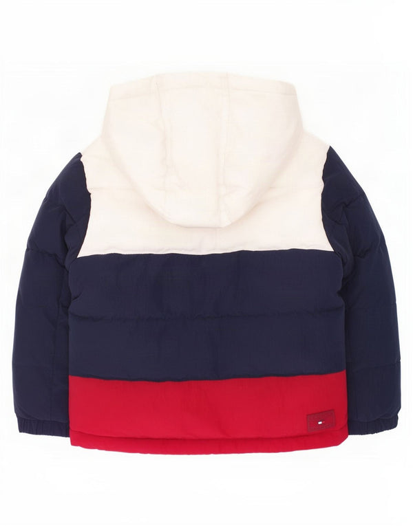 Tommy Hilfiger Wattierte Jacke für Jungen, 3–4 Jahre, mehrfarbig, Farbblock