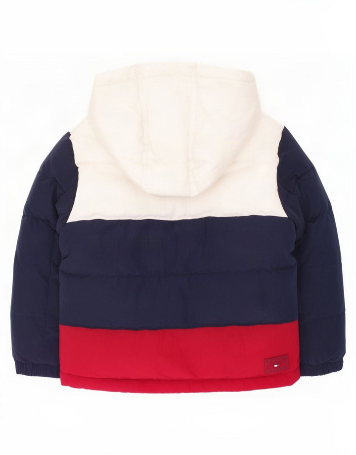 Tommy Hilfiger Wattierte Jacke für Jungen, 3–4 Jahre, mehrfarbig, Farbblock
