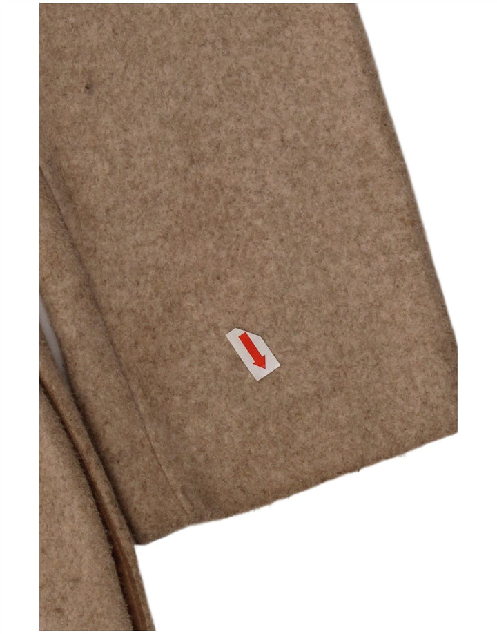 Zara Damen Mantel UK 16 Large Beige Polyester