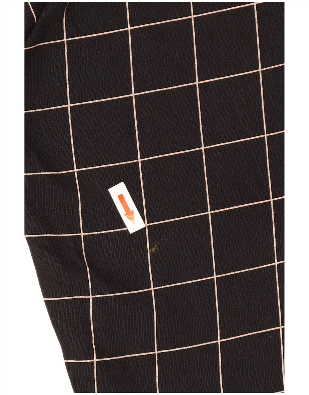 Fila Herren-Kapuzenpullover mit Grafik, klein, schwarz, kariert, Baumwolle