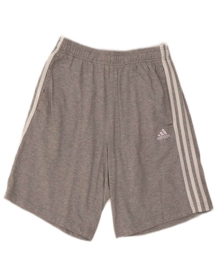 Adidas Herren Sport Shorts Small Grau Baumwolle