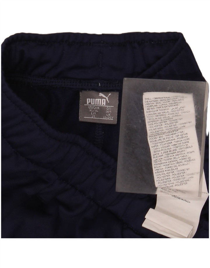 Puma Trainingshose für Jungen, 13–14 Jahre, marineblaues Polyester