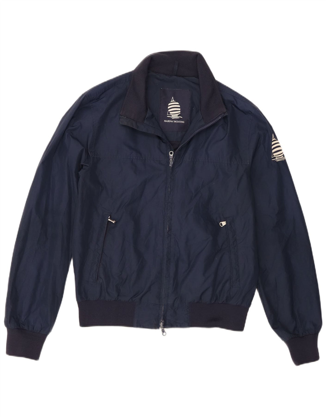 Marina Yachting Herren Bomberjacke IT 48 Medium Marineblau Polyester