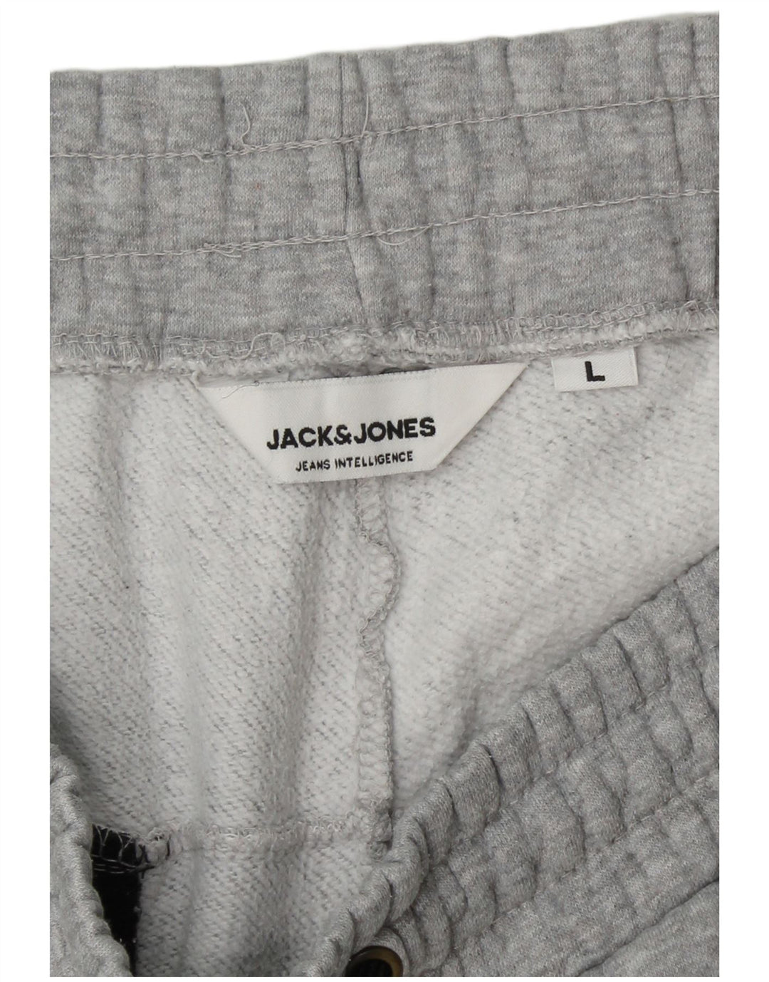 JACK & JONES Herren-Trainingshose, Jogginghose, Größe L, Grau, Farbblock