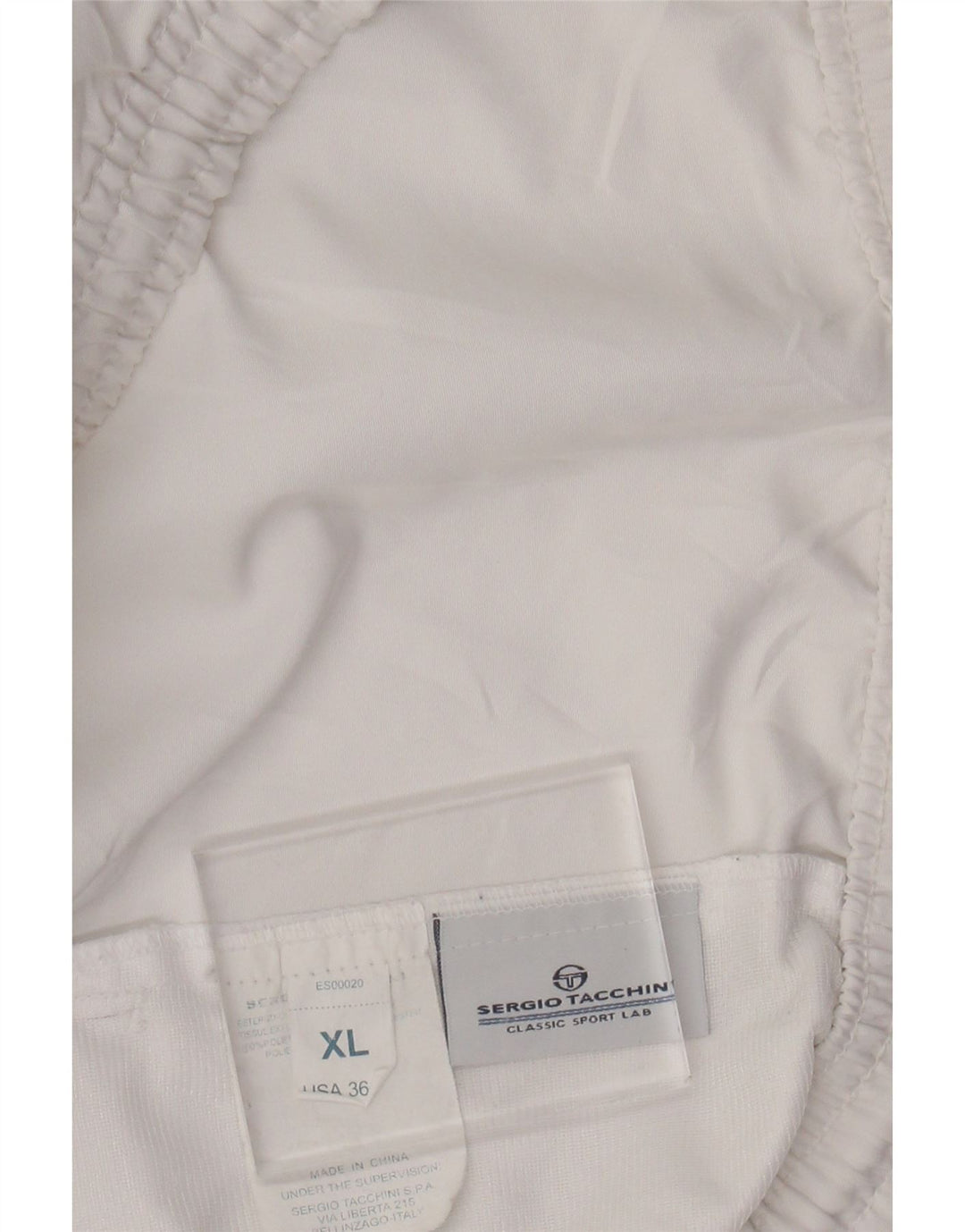 SERGIO TACCHINI Herren Sportshorts XL Weiß Polyester