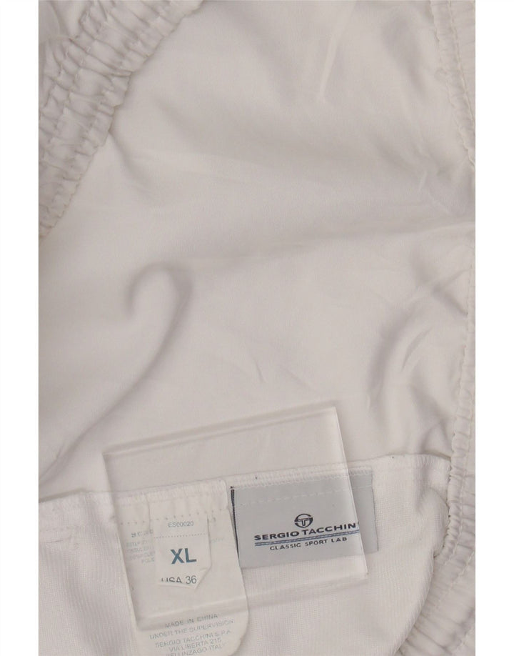 SERGIO TACCHINI Herren Sportshorts XL Weiß Polyester