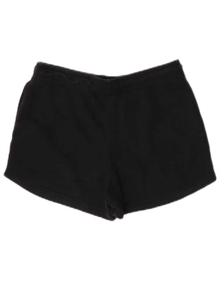 Nike Damen Sportshorts UK 10 Small Schwarz Baumwolle