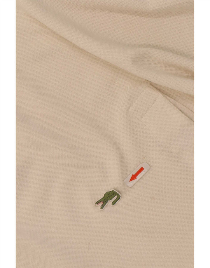 Lacoste Herren Poloshirt Größe 6 XL Weiß