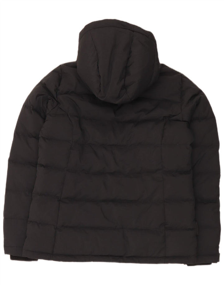 Mountain Warehouse Wattierte Damenjacke mit Kapuze, UK 14, Größe L, aus schwarzem Nylon