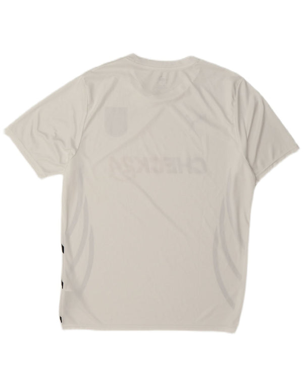 Puma Herren Deutshland Graphic T-Shirt Top Large Weiß Polyester