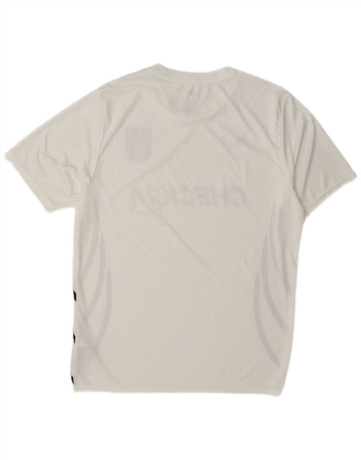 Puma Herren Deutshland Graphic T-Shirt Top Large Weiß Polyester