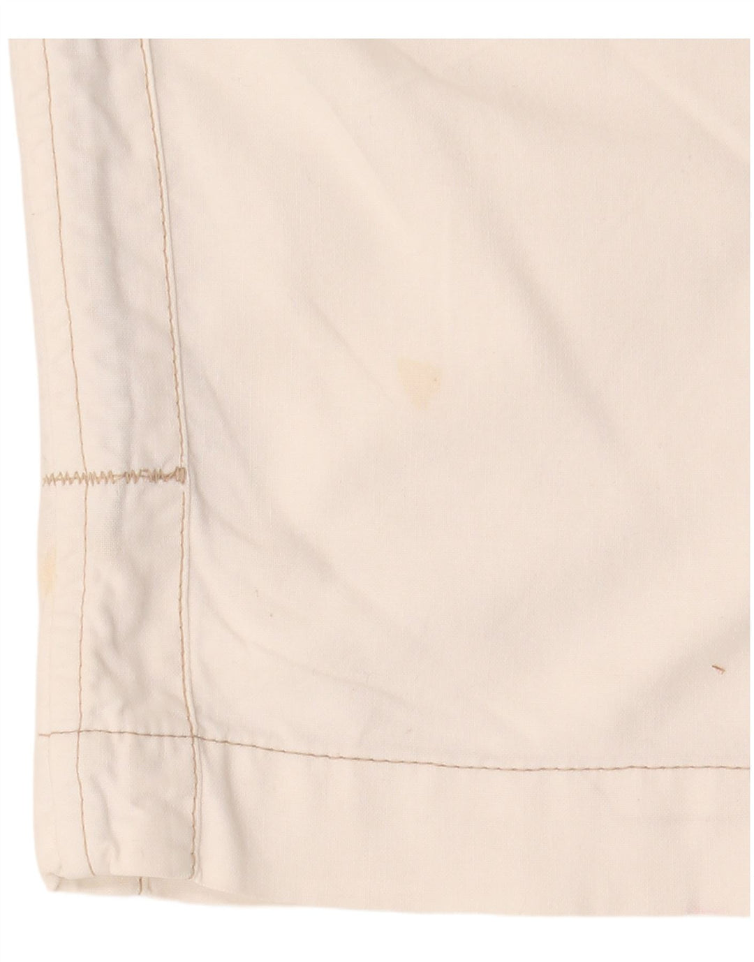 Fordocks Damen Cargo-Bermudashorts IT 44 Medium W30 Off White Cotton