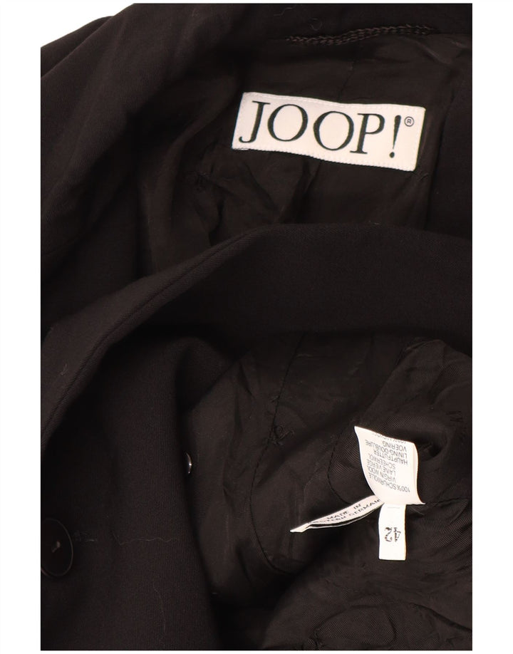 Joop Zweireihiger Damen-Blazer IT 42 Mittelschwarze Schurwolle