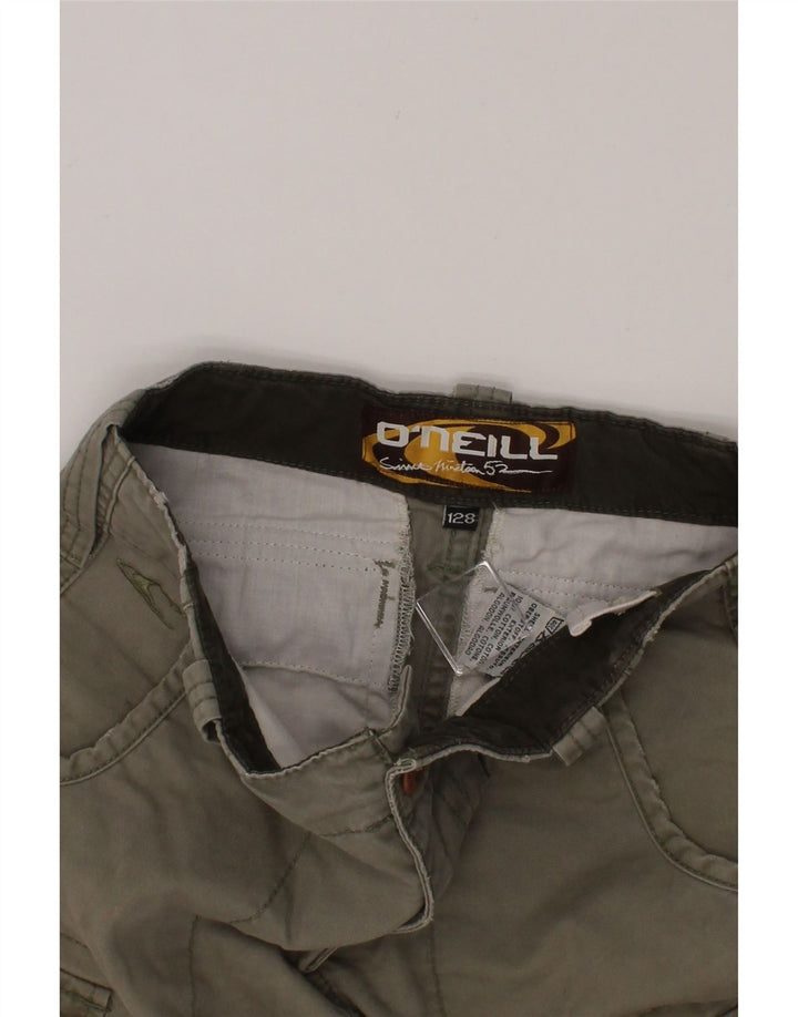 O'NEILL Boys Cargo Bermuda Shorts 7-8 Years W24  Khaki Cotton Vintage O'Neill and Second-Hand O'Neill from Messina Hembry 