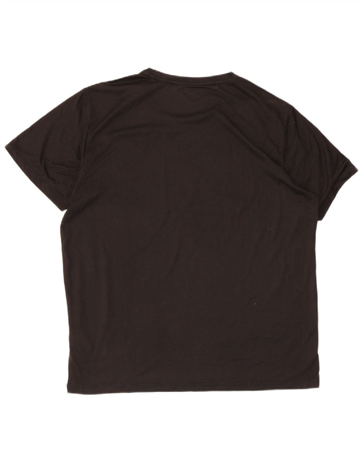 Puma Herren T-Shirt Top Large Schwarz Polyester