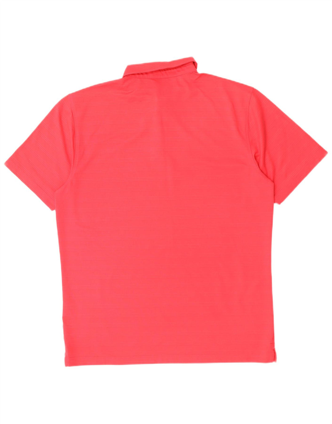 Calvin Klein Herren-Poloshirt, großes rotes Polyester