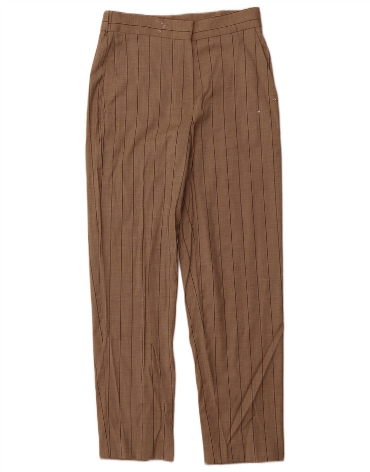 MASSIMO DUTTI Damen Chinohose EU 34 2XS W24 L26 Beige gestreift