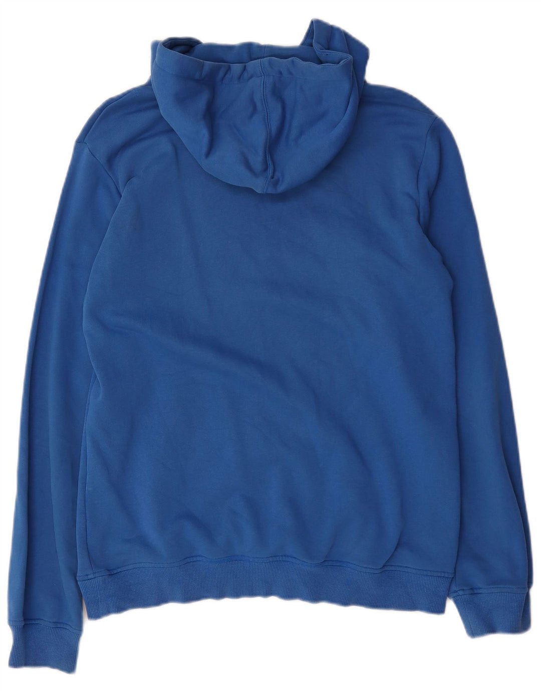 Adidas Herren Graphic Hoodie Pullover mittelblaue Baumwolle