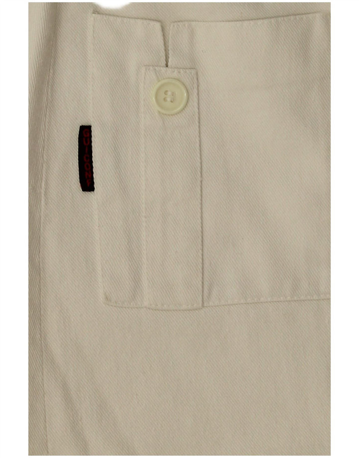 Vintage Damen Jeansrock W24 XS Weiß