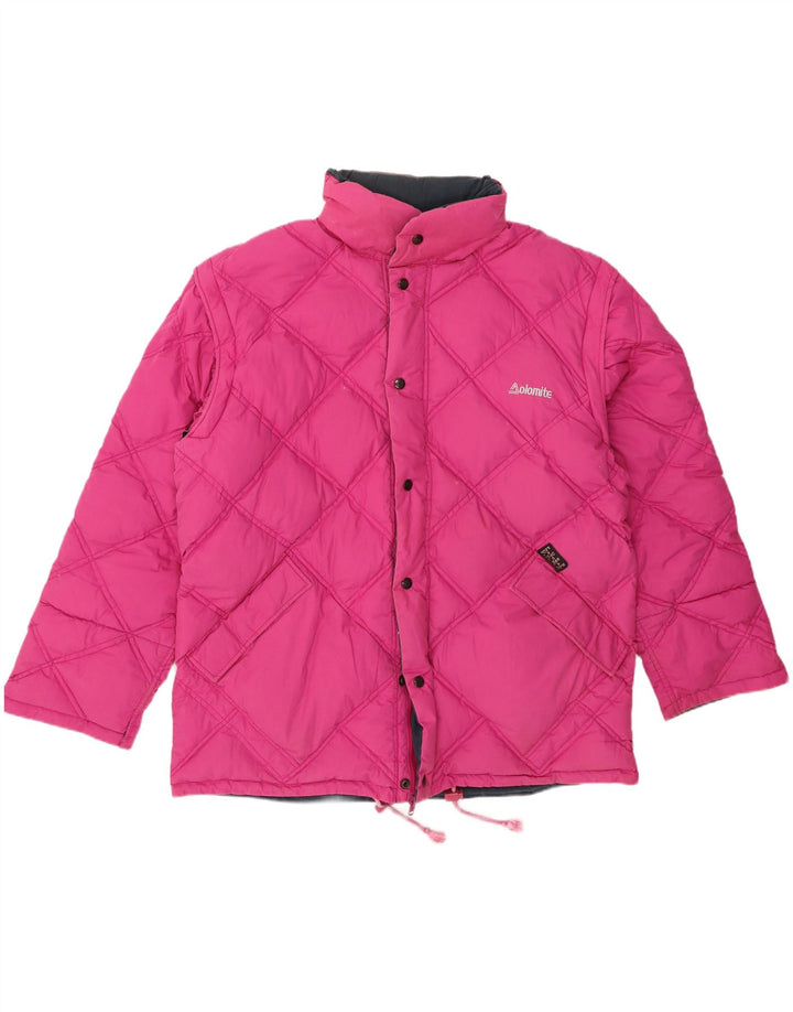 Dolomite Herren Kapuzenjacke, wendbar, wattiert, UK 42, XL, Rosa, Polyester