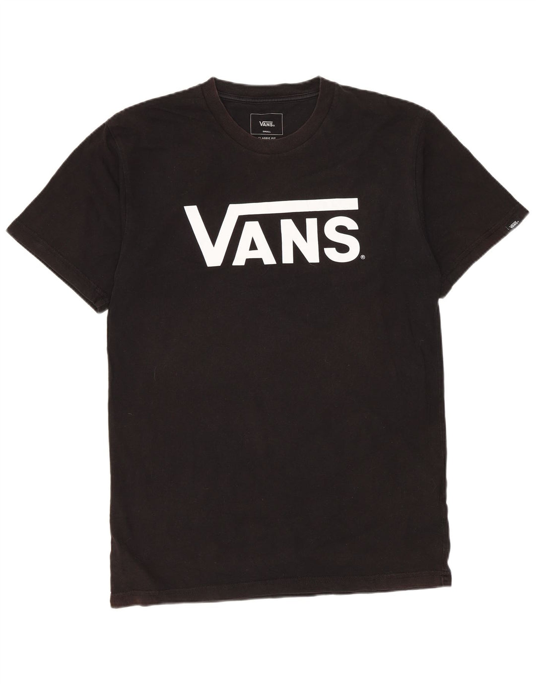 Vans Herren-T-Shirt mit klassischer Passform, Grafik, Größe S, Schwarz, Baumwolle