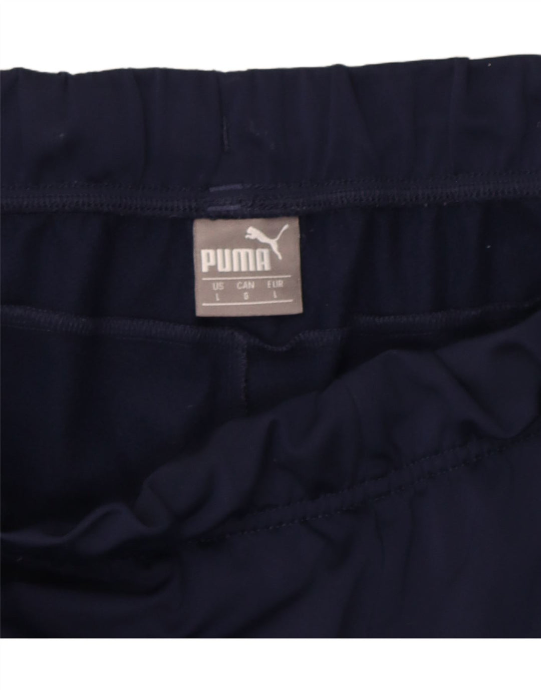 PUMA Mens Tracksuit Trousers Joggers Large  Navy Blue Vintage Puma and Second-Hand Puma from Messina Hembry 