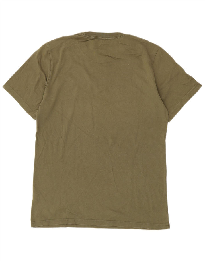 Converse Herren-T-Shirt mit Grafik, Größe S, Khaki, Baumwolle