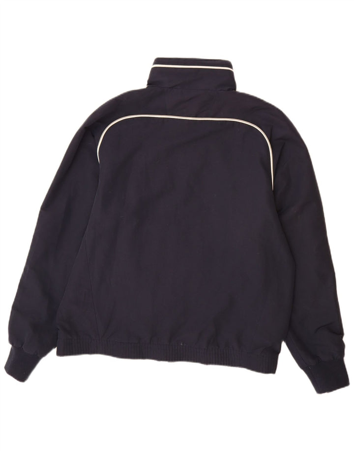 CHAMPION Herren-Trainingsanzug-Oberteil, Mittelgroßes marineblaues Farbblock-Polyester