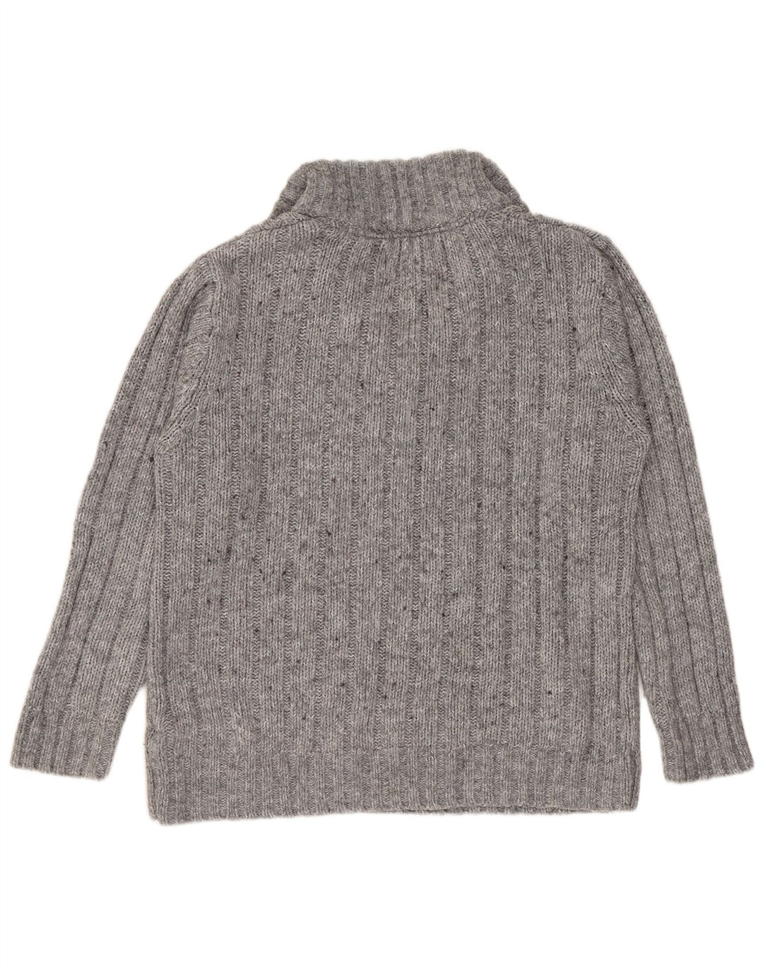 MARKS & SPENCER Herren-Pullover mit Reißverschluss am Kragen, Größe S, Grau, Acryl