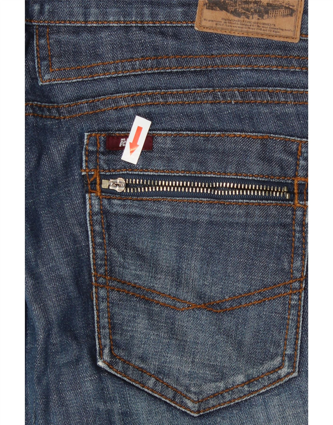 Rifle Damen Slim Jeans W30 L35 Blaue Baumwolle