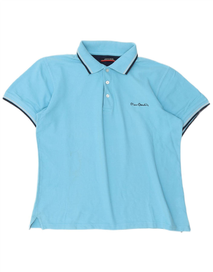 Pierre Cardin Herren Poloshirt XL Blau Baumwolle