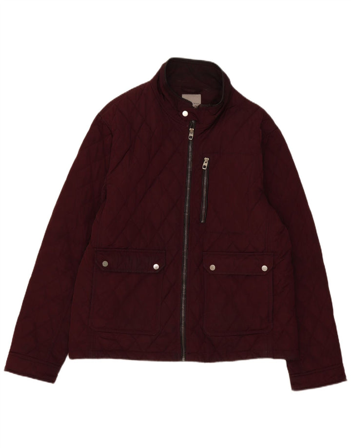 Zara Herren Steppjacke UK 44 2XL Burgund