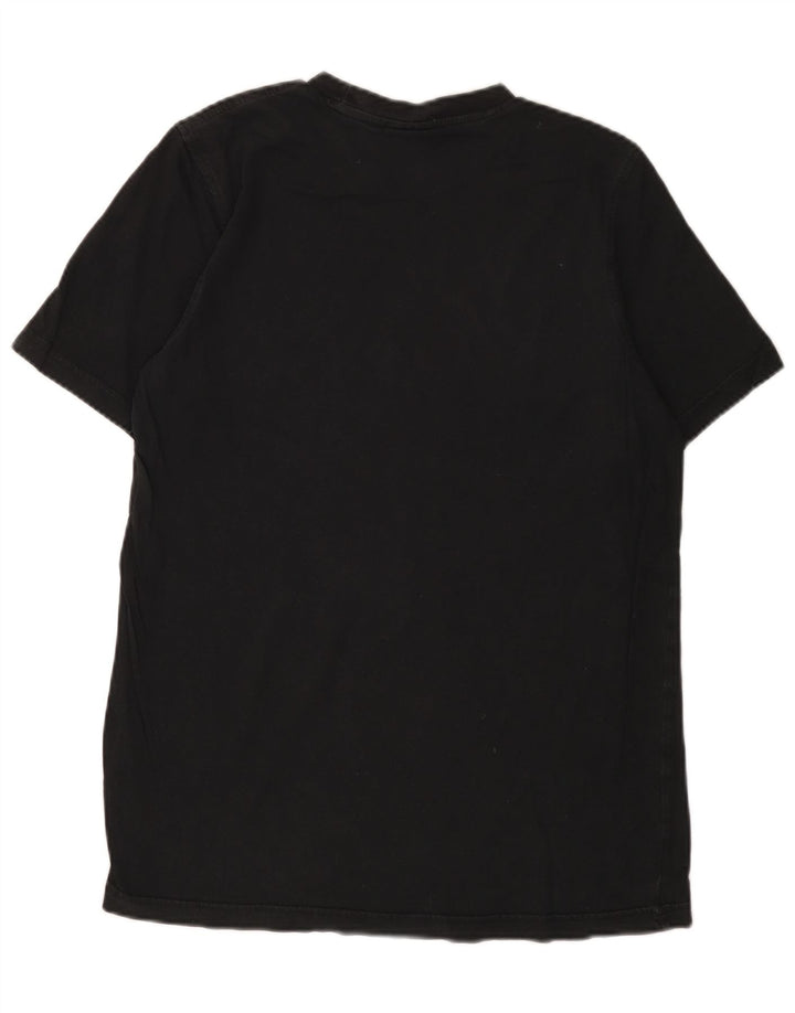Adidas Herren Grafik T-Shirt Top Medium Schwarz Baumwolle