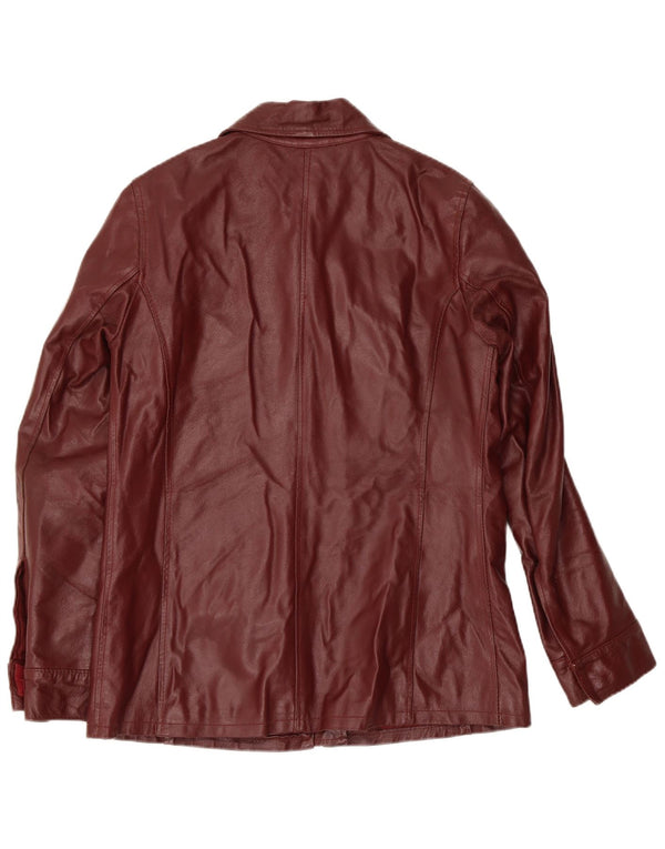 Conbipel Damen Lederjacke IT 44 Medium Maroon