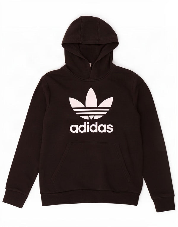 Adidas Jungen Graphic Hoodie Pullover 13–14 Jahre, schwarze Baumwolle