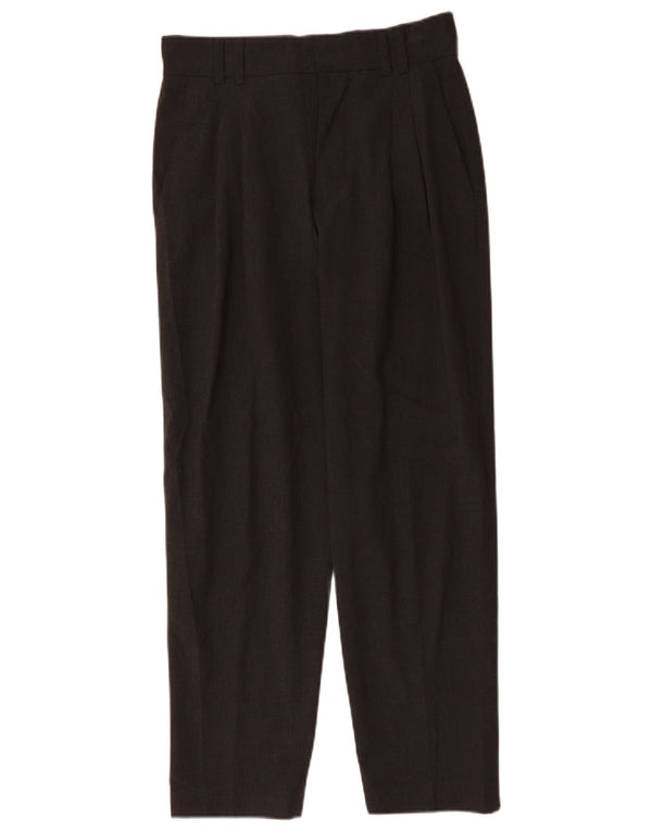 Zara Damen Pegged Chino Hose EU 36 XS W26 L27 Graue Viskose