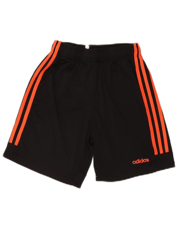 Adidas Sportshorts für Jungen, 13–14 Jahre, schwarzes Polyester