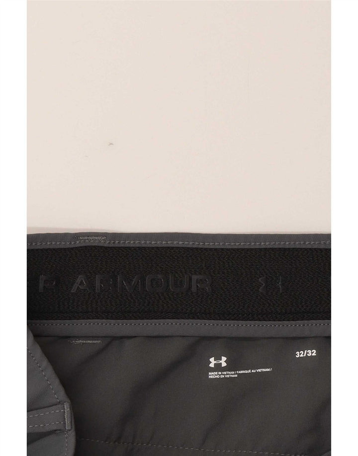 Under Armour Herren Straight Chino Hose W32 L32 Graues Polyamid