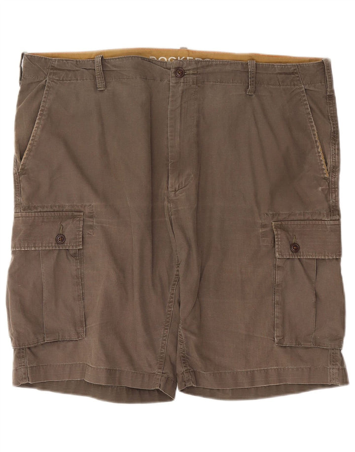 DOCKERS Mens Cargo Shorts W38 XL Brown Cotton