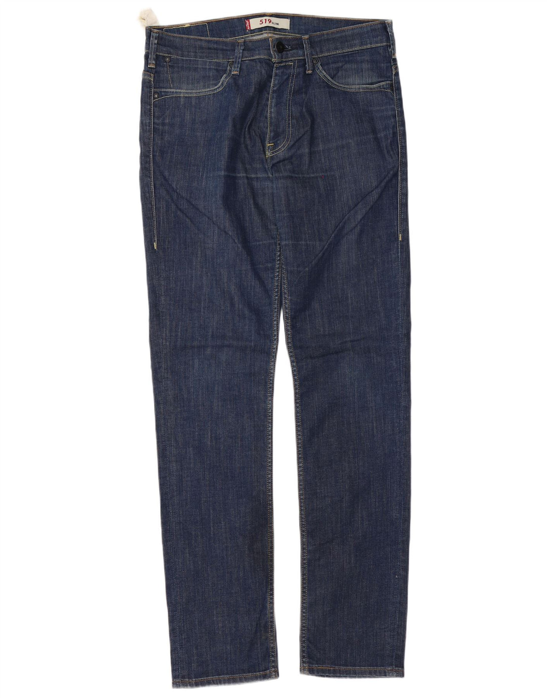 Levi's Herren 519 Slim Jeans W34 L34 Blaue Baumwolle