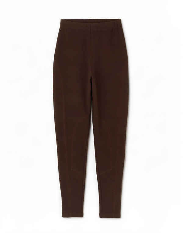 St. Bernard Damen Leggings UK 14/16 Large W32 L27 Braune Baumwolle