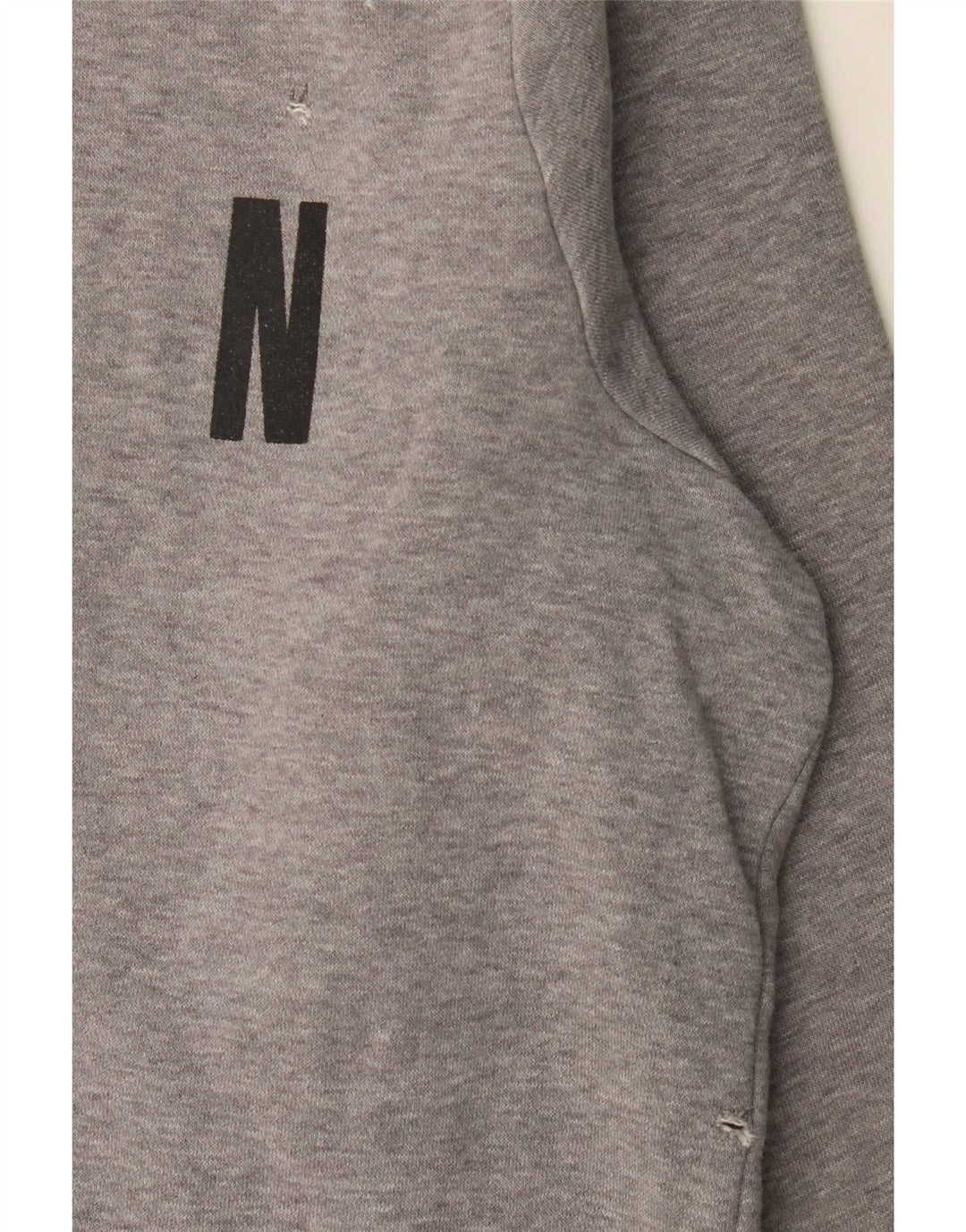 Jordan Herren-Sweatshirt mit Grafik, groß, graue Farbblock-Baumwolle