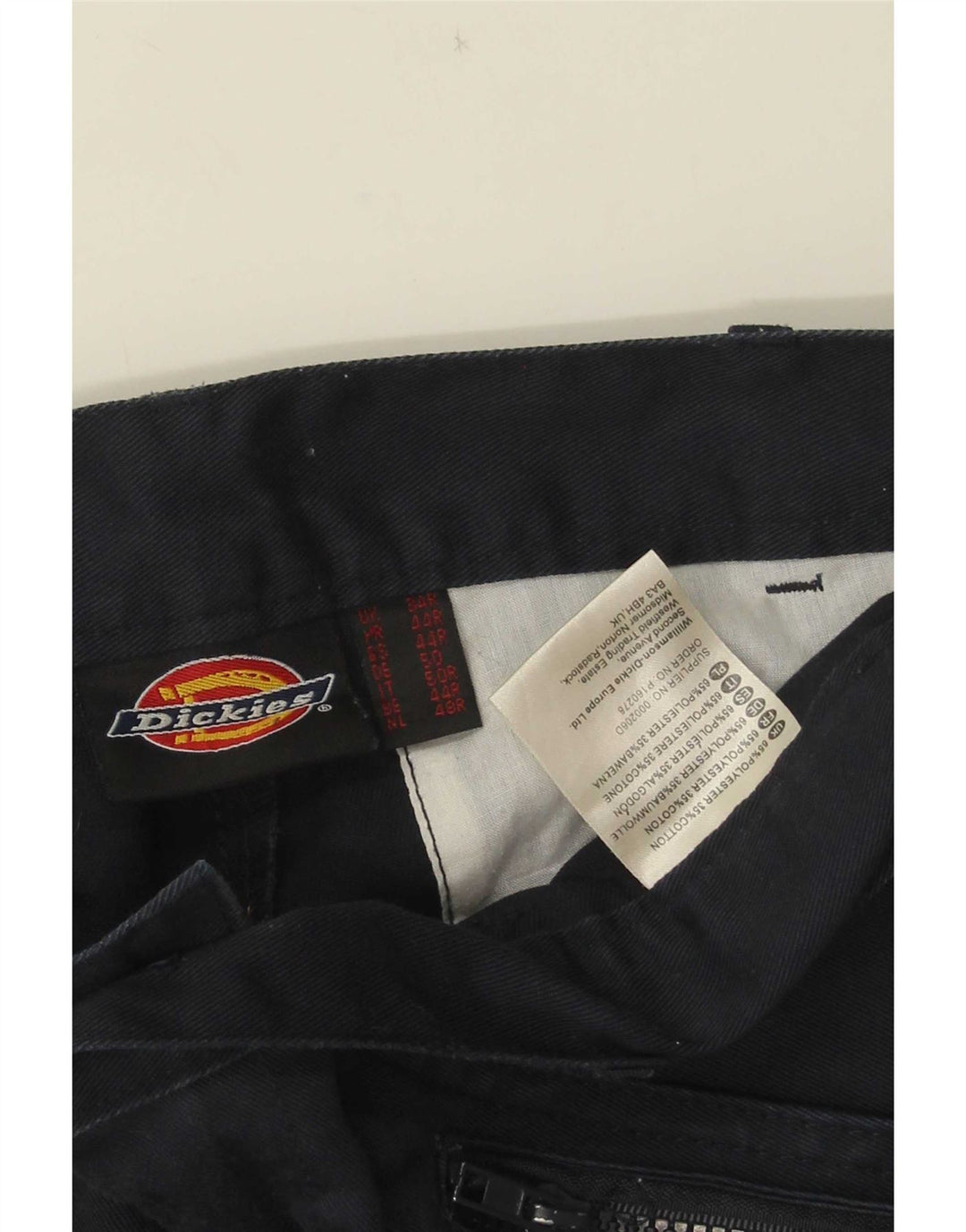 Dickies Gerade Herren-Cargohose W34 L31 Marineblaues Polyester