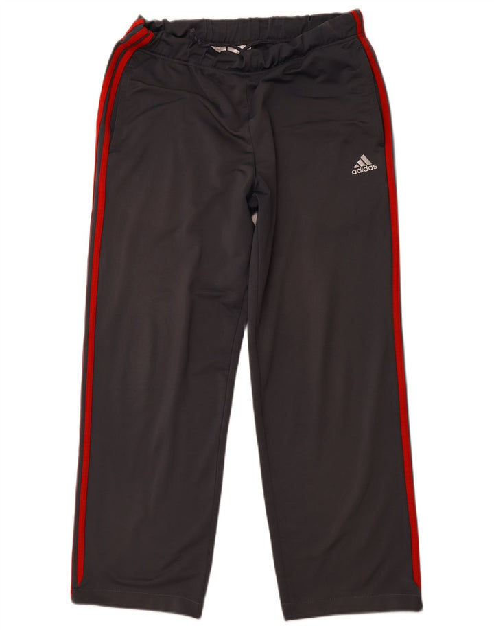 ADIDAS Herren-Trainingshose aus mittelgrauem Polyester