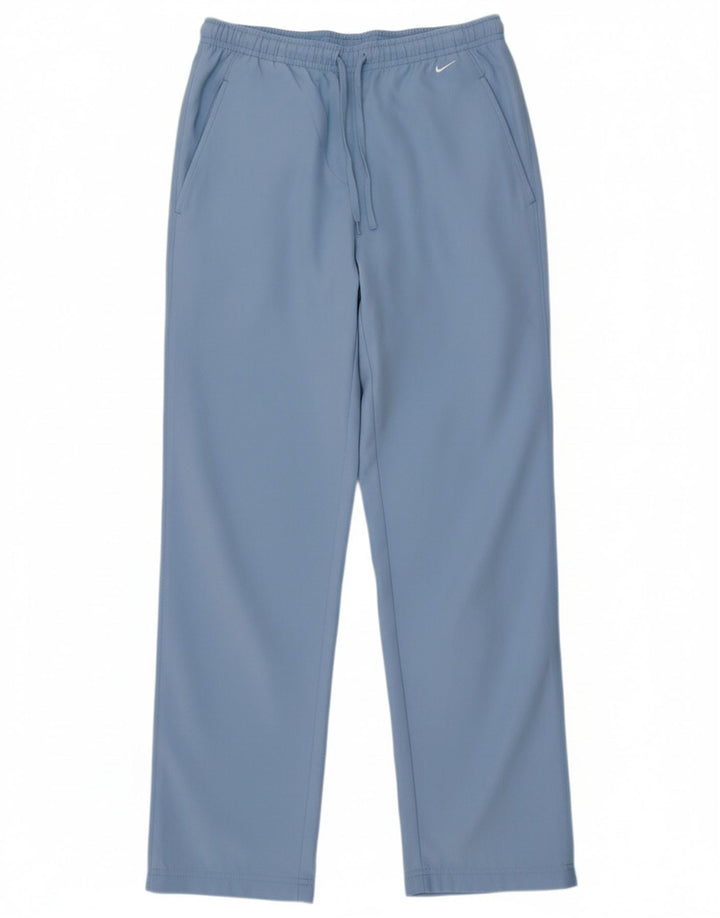 NIKE Womens Tracksuit Trousers UK 6/8 XS  Blue Polyester
