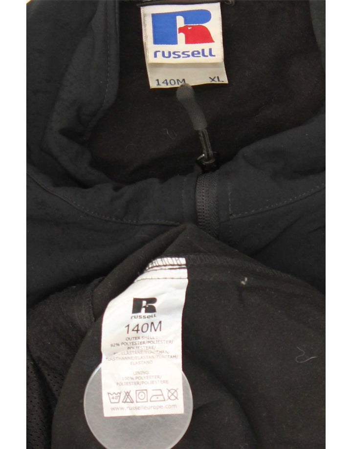 Russell Athletic Herren-Windbreaker-Jacke, UK 42, XL, Schwarz, Polyester