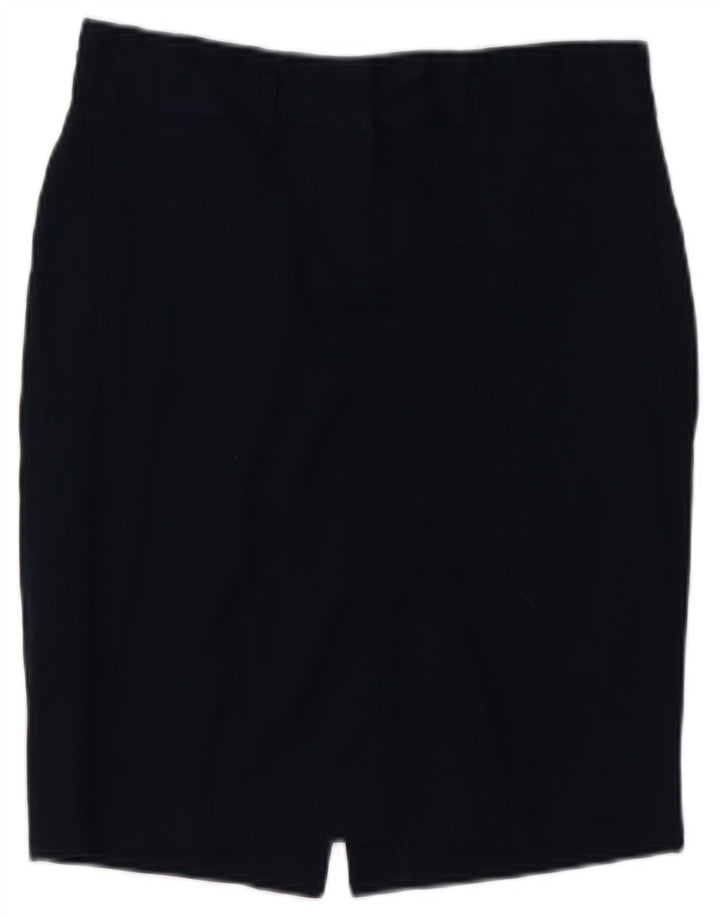 Gerader Rock für Damen von Zara, Größe S, Größe S, Marineblau, Baumwolle