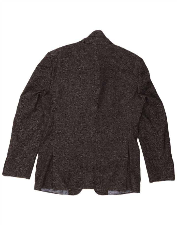 ROY ROBSON Herren 3-Knopf-Blazerjacke UK 38 Mittelgraue Schurwolle