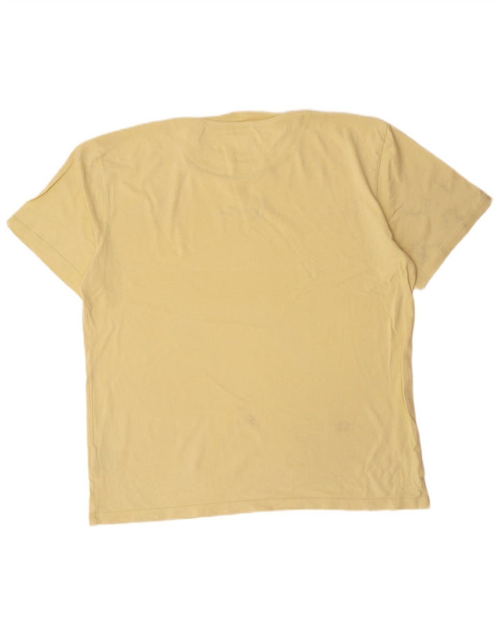 Karl Kani Herren-T-Shirt mit Grafik, mittelgelbe Baumwolle
